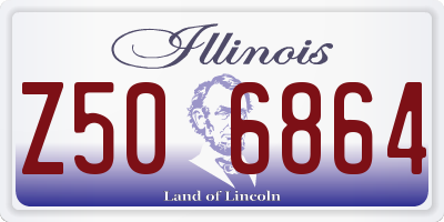 IL license plate Z506864