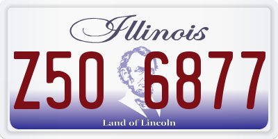 IL license plate Z506877