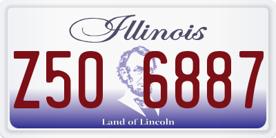 IL license plate Z506887