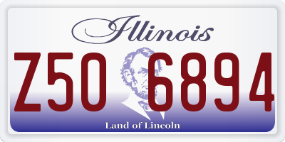 IL license plate Z506894
