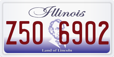 IL license plate Z506902