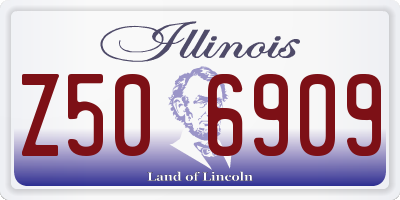 IL license plate Z506909