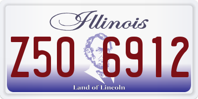 IL license plate Z506912