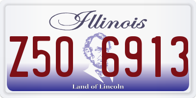 IL license plate Z506913