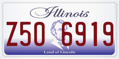 IL license plate Z506919