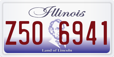 IL license plate Z506941