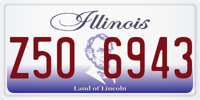 IL license plate Z506943