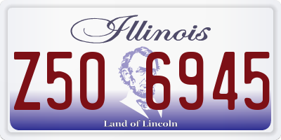IL license plate Z506945