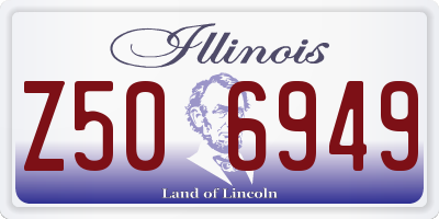 IL license plate Z506949