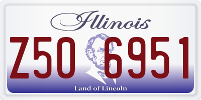 IL license plate Z506951