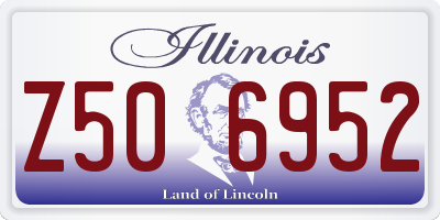 IL license plate Z506952