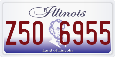 IL license plate Z506955