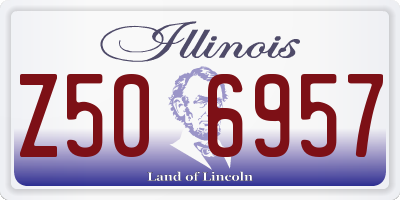 IL license plate Z506957