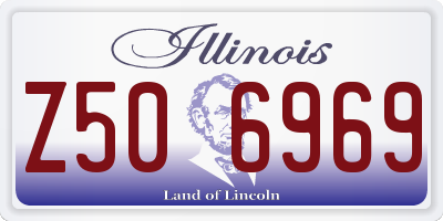 IL license plate Z506969