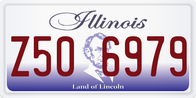 IL license plate Z506979