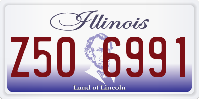 IL license plate Z506991