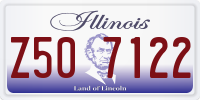IL license plate Z507122