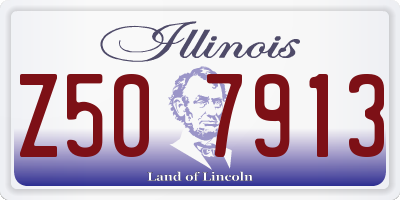 IL license plate Z507913