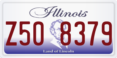 IL license plate Z508379