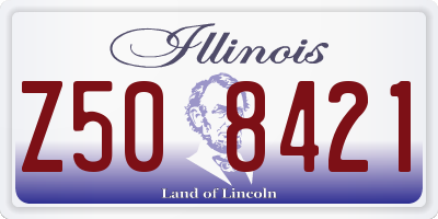 IL license plate Z508421