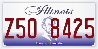 IL license plate Z508425