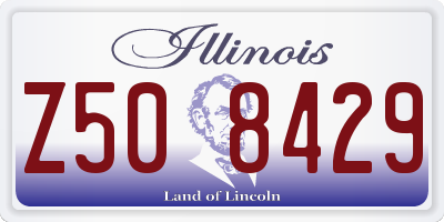 IL license plate Z508429