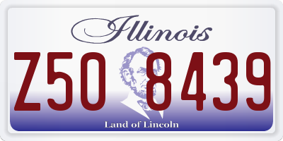 IL license plate Z508439