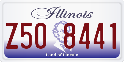 IL license plate Z508441