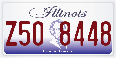 IL license plate Z508448