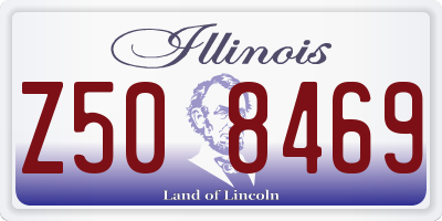 IL license plate Z508469