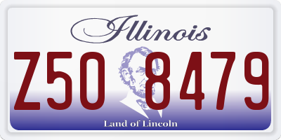 IL license plate Z508479