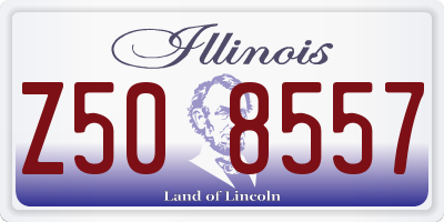 IL license plate Z508557