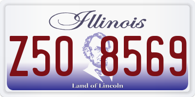 IL license plate Z508569