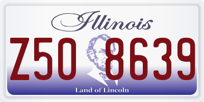IL license plate Z508639