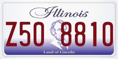 IL license plate Z508810