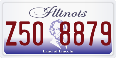IL license plate Z508879