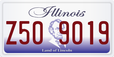IL license plate Z509019