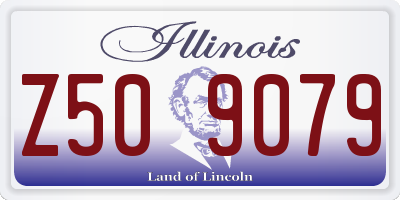 IL license plate Z509079