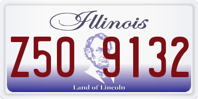 IL license plate Z509132