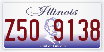 IL license plate Z509138
