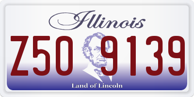 IL license plate Z509139