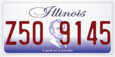 IL license plate Z509145