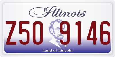 IL license plate Z509146