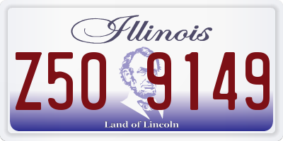 IL license plate Z509149