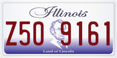 IL license plate Z509161