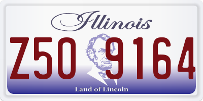 IL license plate Z509164