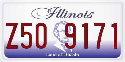 IL license plate Z509171
