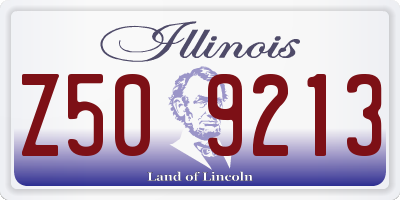 IL license plate Z509213