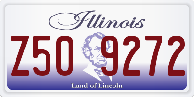 IL license plate Z509272