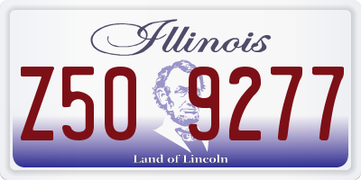 IL license plate Z509277